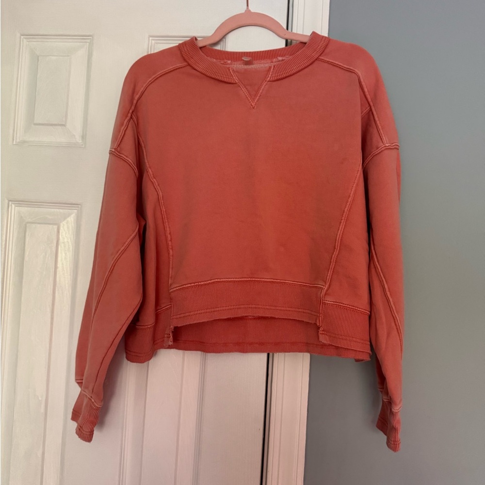 Free People Coral Intercept Pullover - Picture 2 of 7